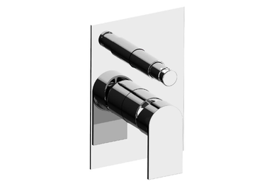 TOLOMEO 83010 - Single handle shower mixer with diverter by Rubinetterie Frattini - view 2
